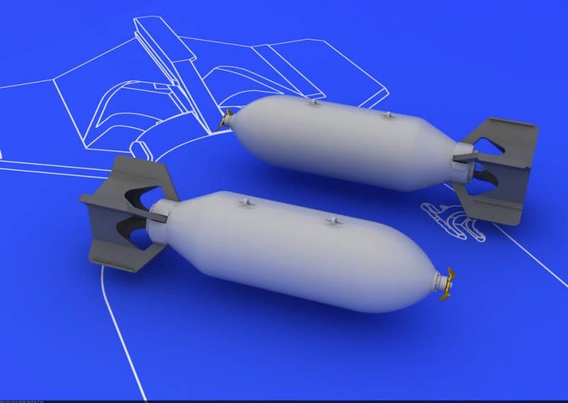 Us 500lb Bombs (2 Pcs)