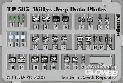 Willys Jeep Data Plates