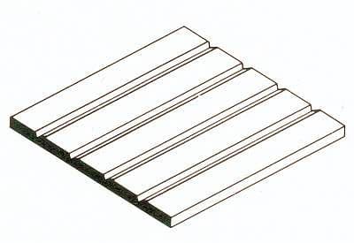 Strukturplatte, 0,5x150x300 Mm. Raster 0,64 Mm, 1 Stück