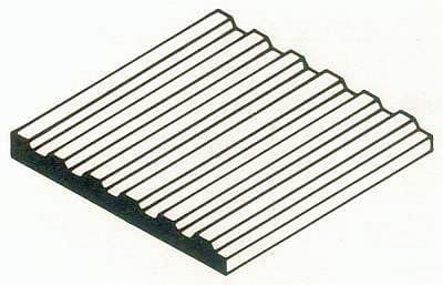 Wellblech , 300x600x1,0 Mm, Raster 1,00 Mm, 1 Stück