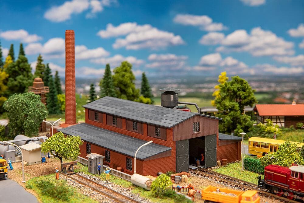 Fabrik Mit Schornstein