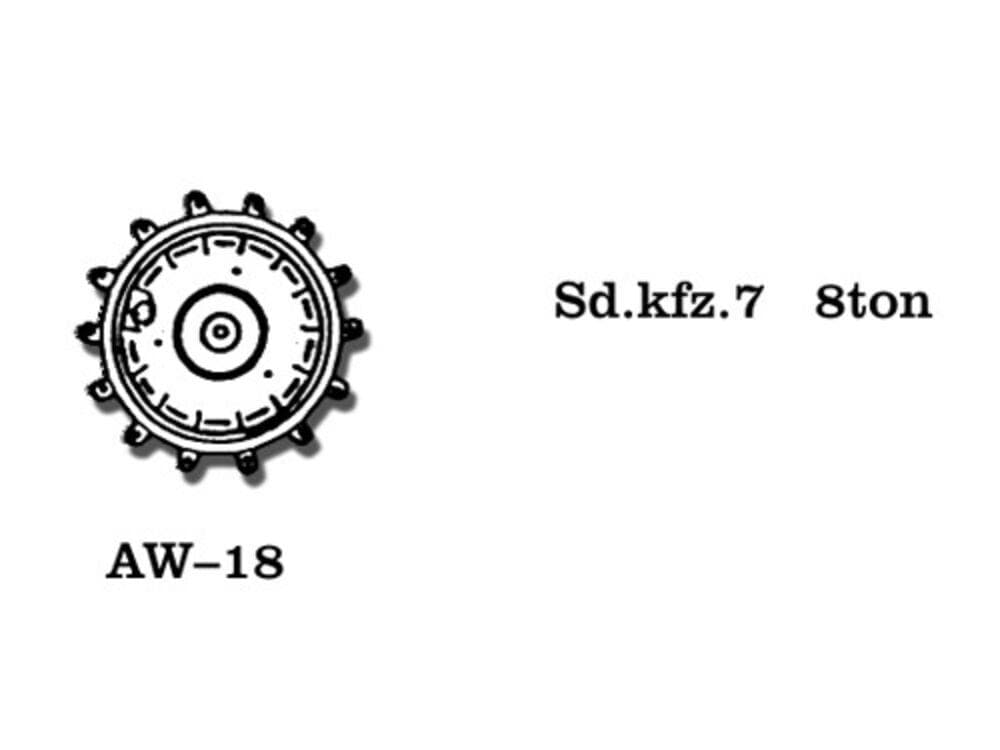 Metal Wheels For 8 Ton Sd.Kfz. 7