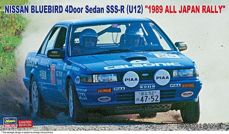 Nissan Bluebird 4-Türer Sedan Sss-R, 1989 All Japan Rally