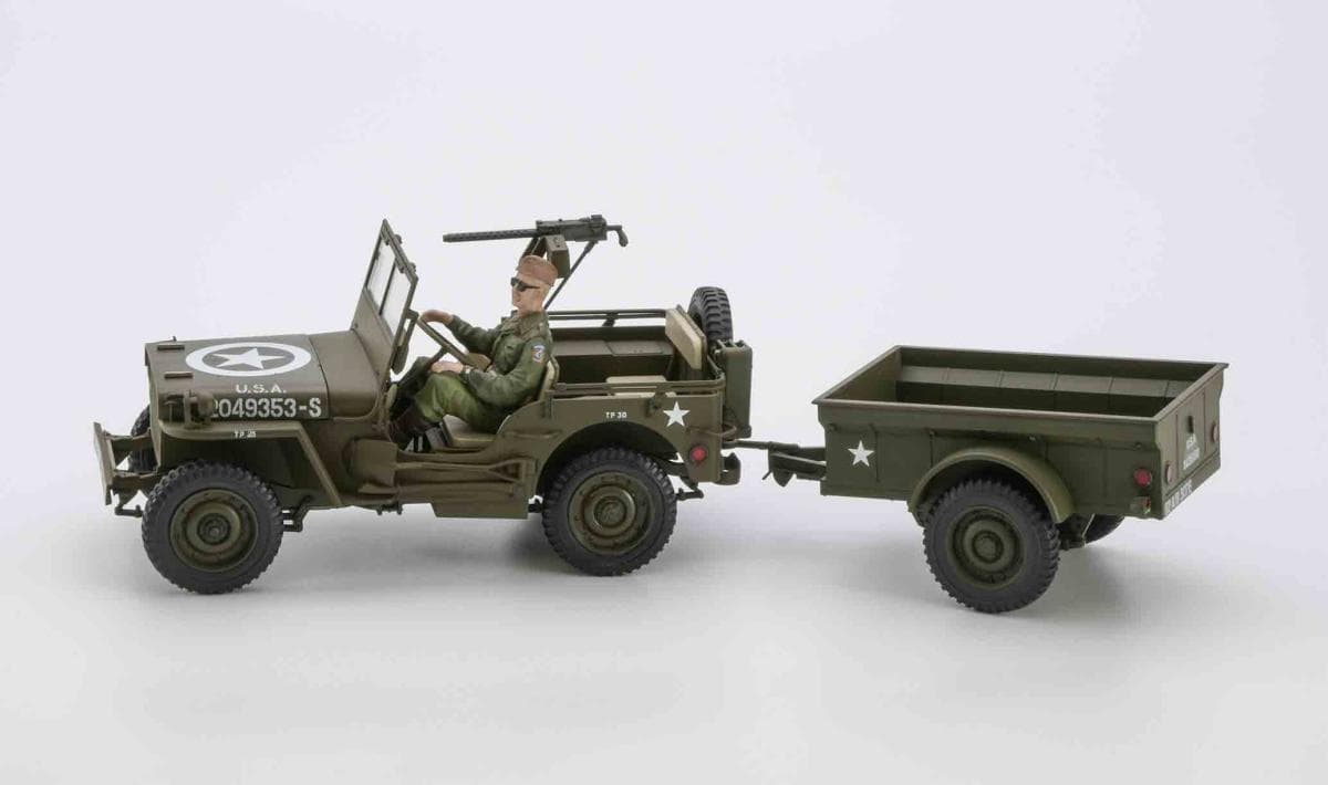 Jeep 4×4 Truck Mit Anhänger