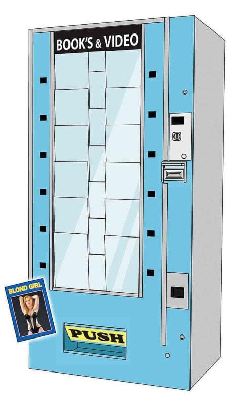 Verkaufsautomat, Zeitschriften