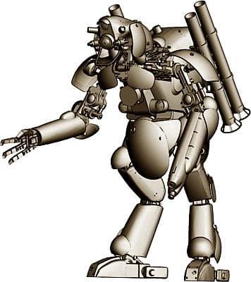 Humanoid Unmanned Interceptor Großer Hund Ausführung K