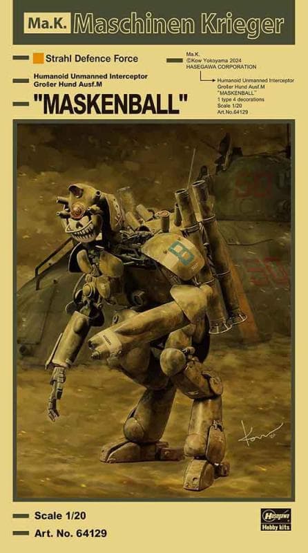 Humanoid Unmanned Interceptor Großer Hund Ausf. M Maskenball