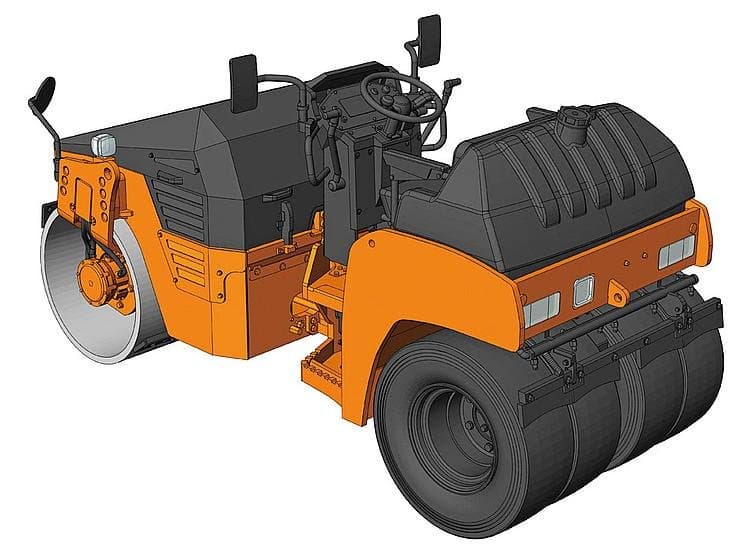 Vibrations-Straßenwalze Hitachi Zc50c5