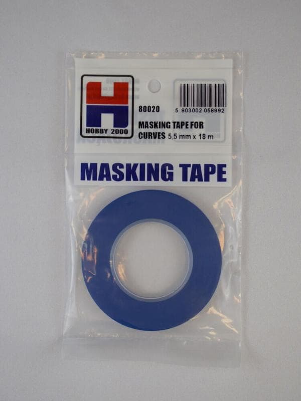 Masking Tape For Curves 5,5 Mm X 18 M