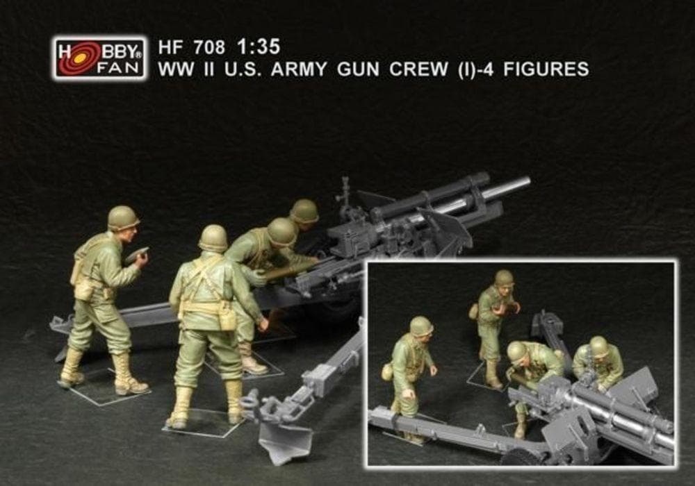 Wwii U.S. Army Gun Crew (Set 1 / 4 Fig.)