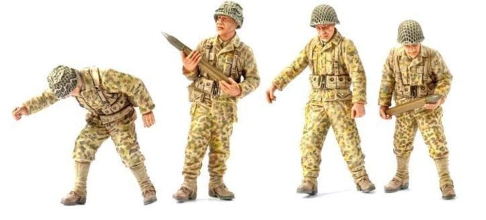 Us Army Gun Crew France 1944 (4 Fig.)