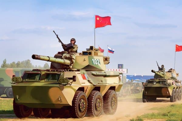 Pla Ptl02 Wheeled Tank Destroyer