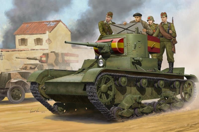 Soviet T-26 Light Infantry Tank Mod.1935