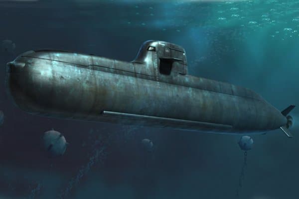 German Navy Type 212 Attack Submarine