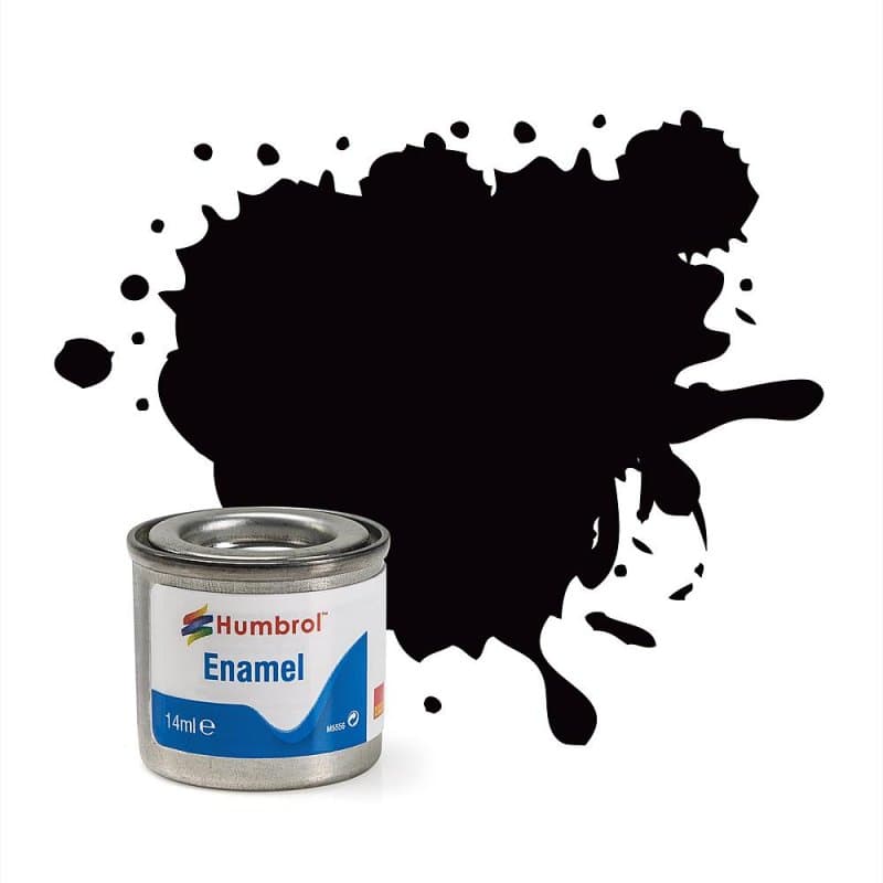 Humbrol 085*** Schwarz Seidenmatt 14 Ml