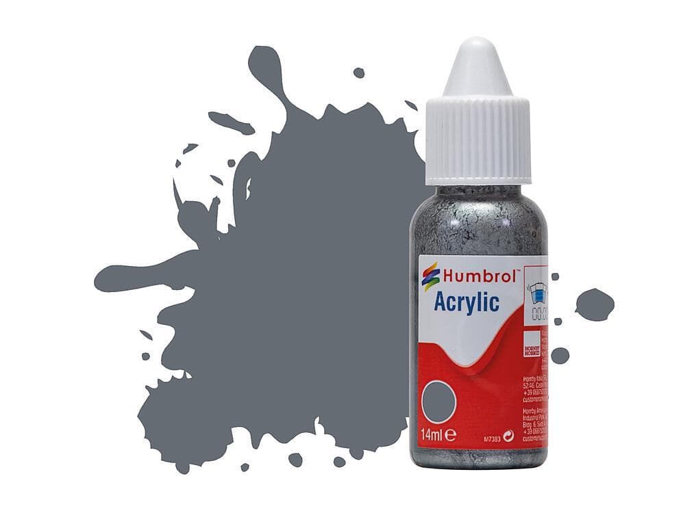 No 123 Extra Dark Sea Grey - Satin - Acrylic - 14 Ml