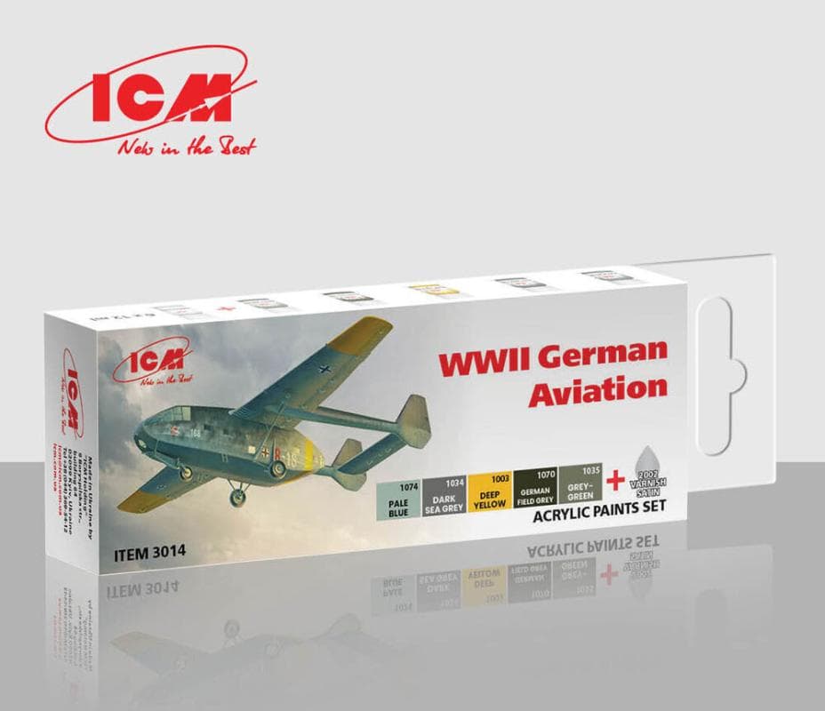 Acrylic Paint Set - German Aviation After 1943 (6 X 12ml)