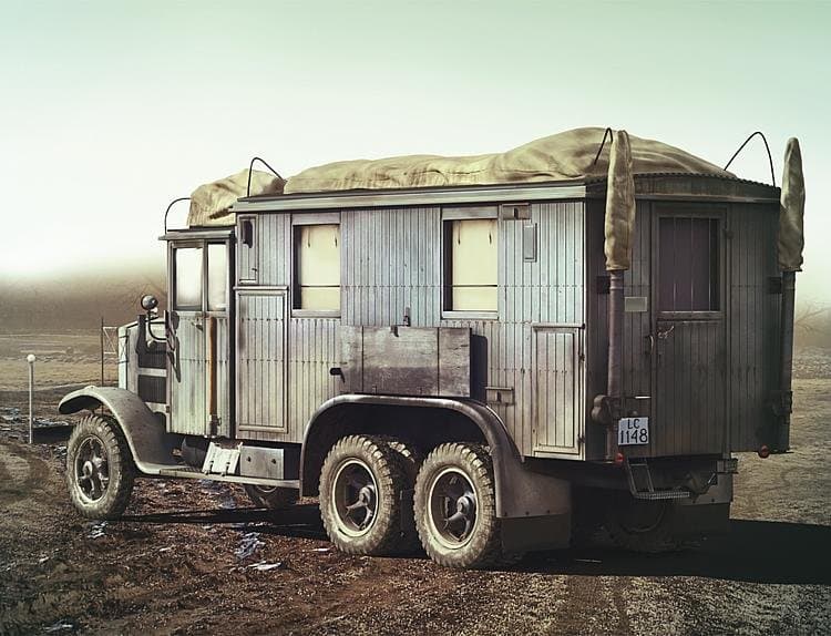 Krup L3h163 Kfz. 72 Wwii German Radio Com. Truck