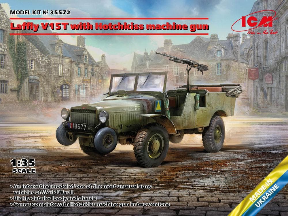 Laffly V15t With Hotchkiss Machine Gun