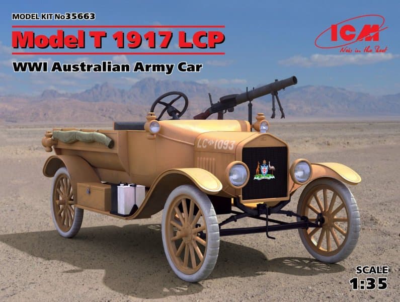 Model T 1917 Lcp, Wwi Australian Army Car