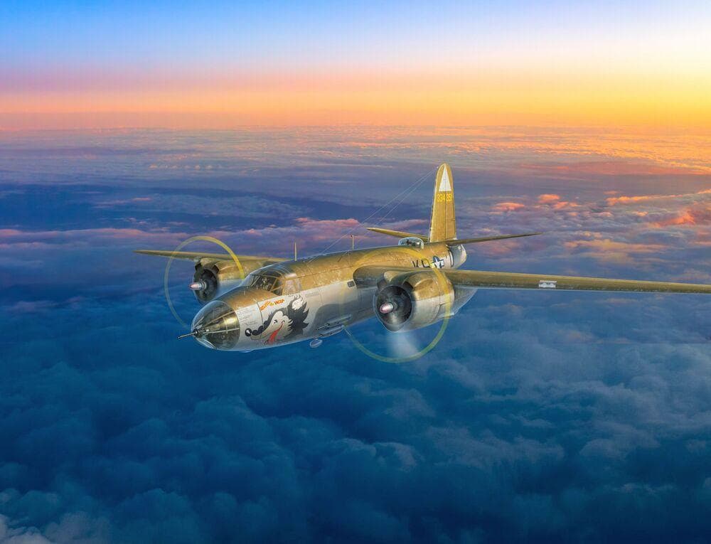 B-26g Marauder - Wwii American/France Bomber