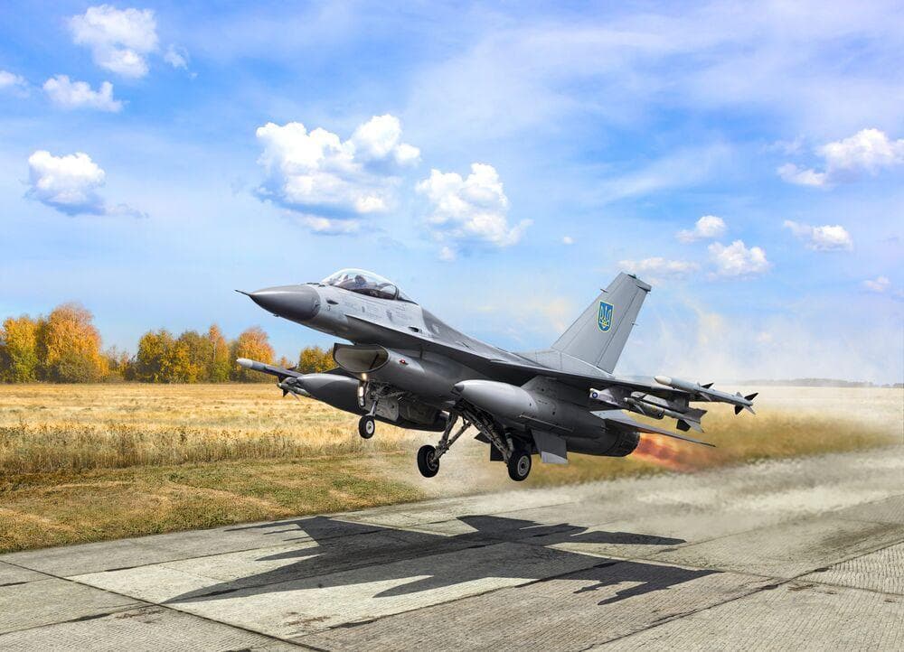 F-16am With Pag-14 - Ukrainian Air Forces