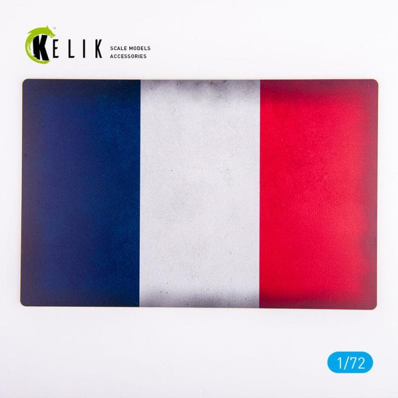 France Flag - Base - Acrylic 3 Mm (280 X 180 Mm) (170 G)