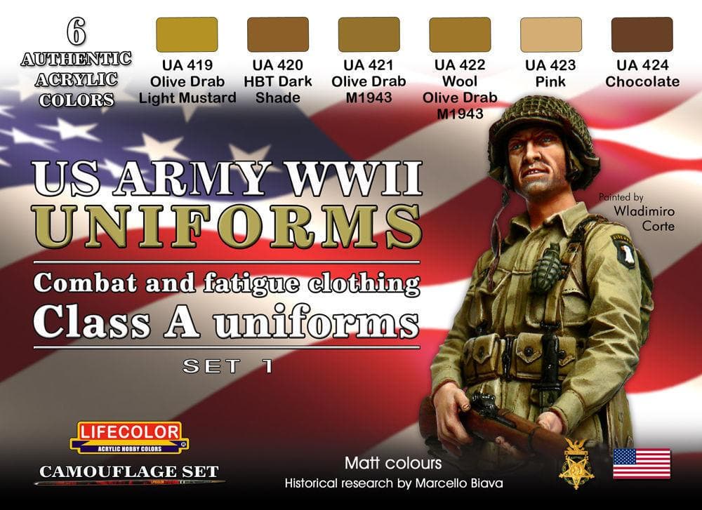 Wwii Us Combat + Fatigue Cloth. A Unif.