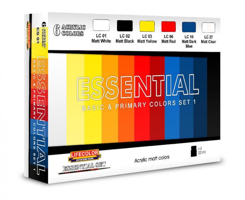 Essential Basic & Primary Colors - Set 1