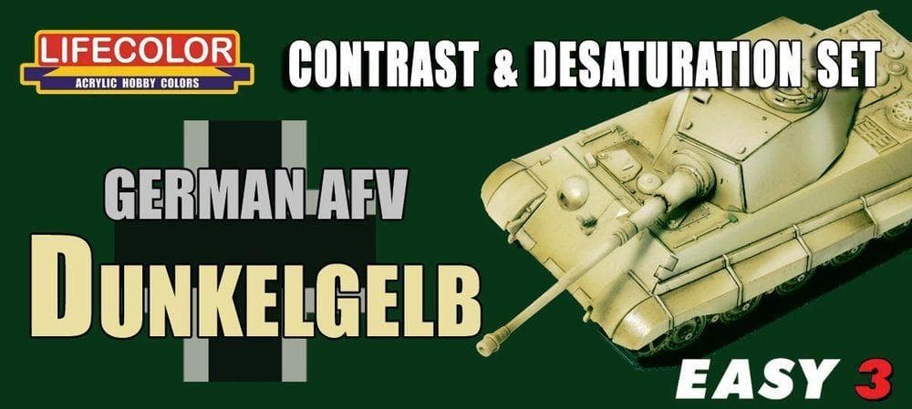 Germ.Afv Dunkelgelb Contr.&Desaturat.Set