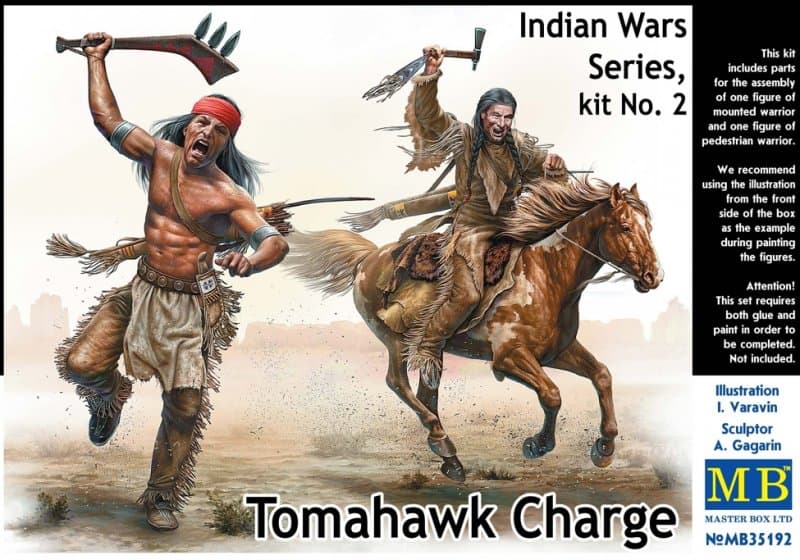 Tomahawk Charge - Indian War Series - Kit No. 2