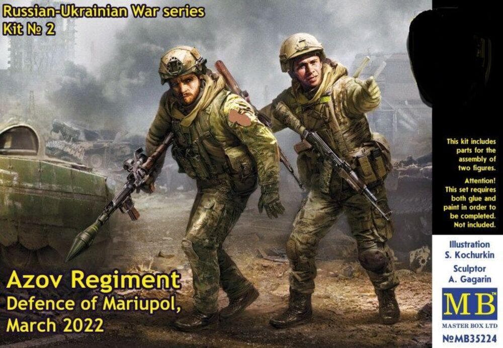 Azov Regiment, Defence Of Mariupol - March 2022 - Russian-Ukrainian War Series Kit No 2
