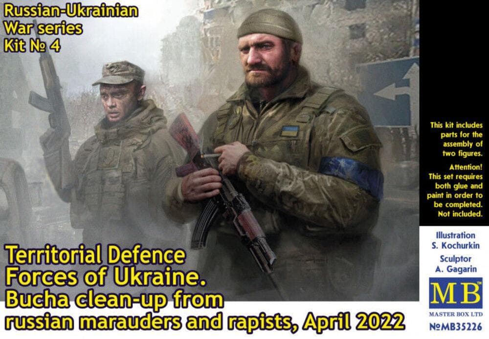 Russian-Ukrainian War Series - Kit No 4 -Territ Defforc Ukrai.Bucha Cle-Up Mara Rapiapr22