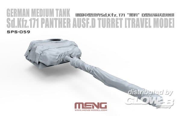 German Medium Tank Sd.Kfz.171 Panther Ausf.D Turret (Travel Mode) (Resin)