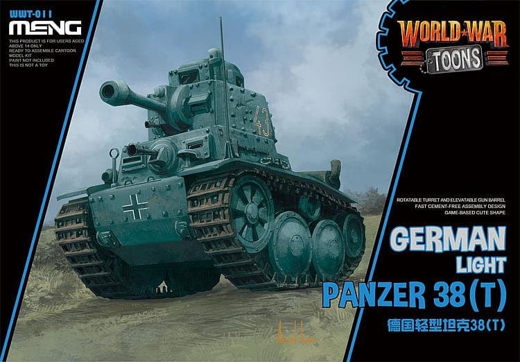 German Light Panzer 38(T) (Cartoonmodel)