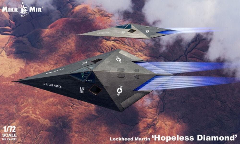 Lockheed Hopeless Diamond Experimental Stealth Concept