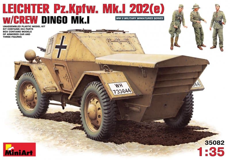 Leichter Pzkpfwg Mk. I 202 ( E) With Crew Dingo Mk. I