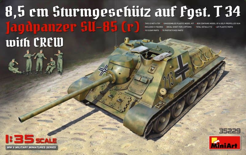Jagdpanzer Su-85 (R) W/Crew