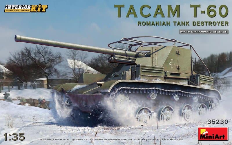 Tacam T-60 Romanian Tank Destroyer (Interior Kit)