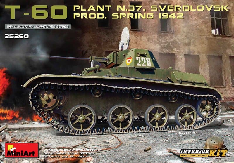 T-60 (Plant No.37,Sverdlovsk) Prod.Spring 1942 - Interior Kit