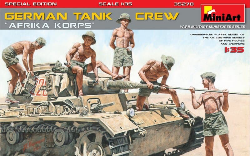 German Tank Crew Afrika Korps - Special Edition