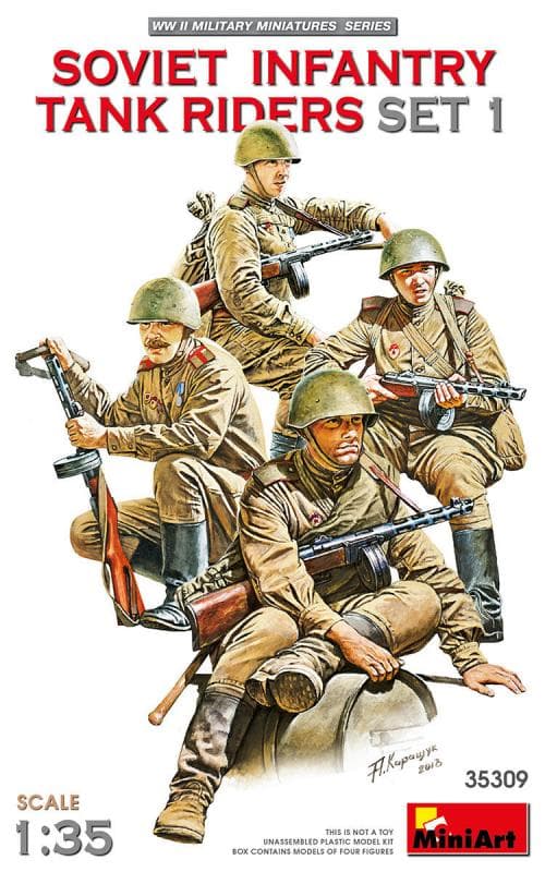 Soviet Infantry Tank Rider - Set 1