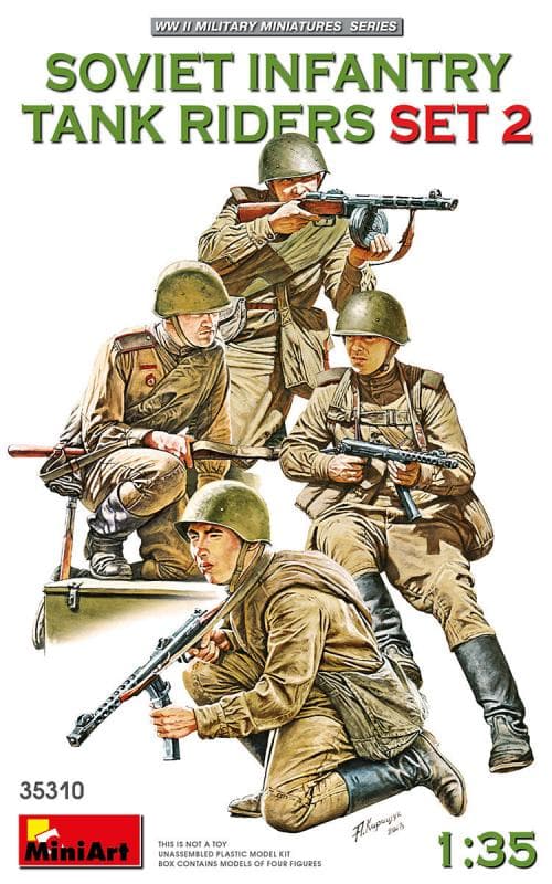 Soviet Infantry Tank Riders - Set 2