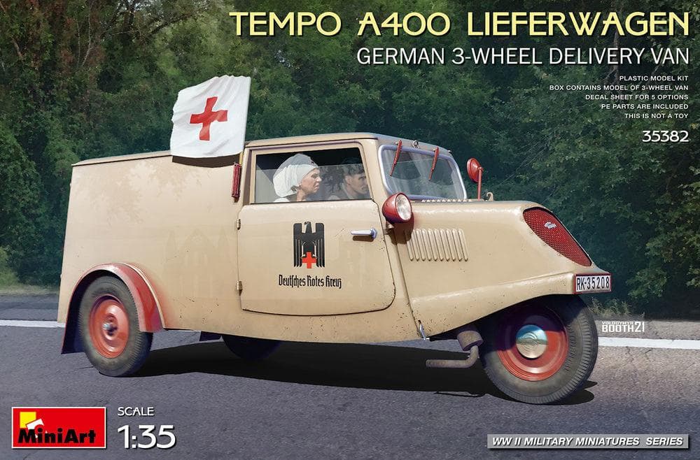 Tempo A400 Lieferwagen - German 3-Wheel Delivery Van