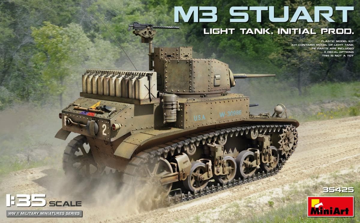 M3 Stuart - Leichter Panzer - Frühe Produktion