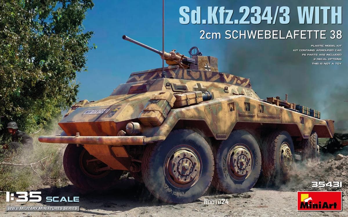 Dt. Sd.Kfz.234/3 2cm Lafette 38
