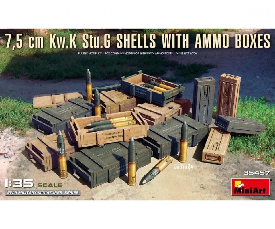 7,5 Cm Kw.K Stu.G M. Munitionsboxen