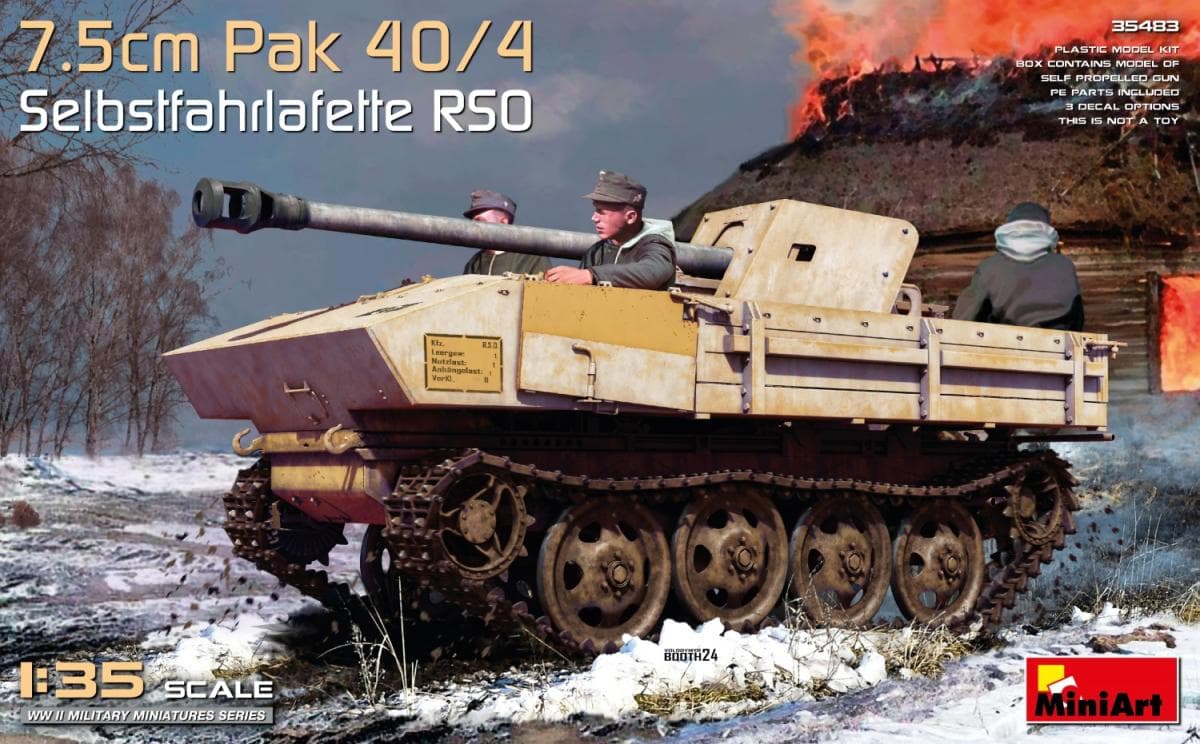 7,5cm Pak40/4 Auf Rso