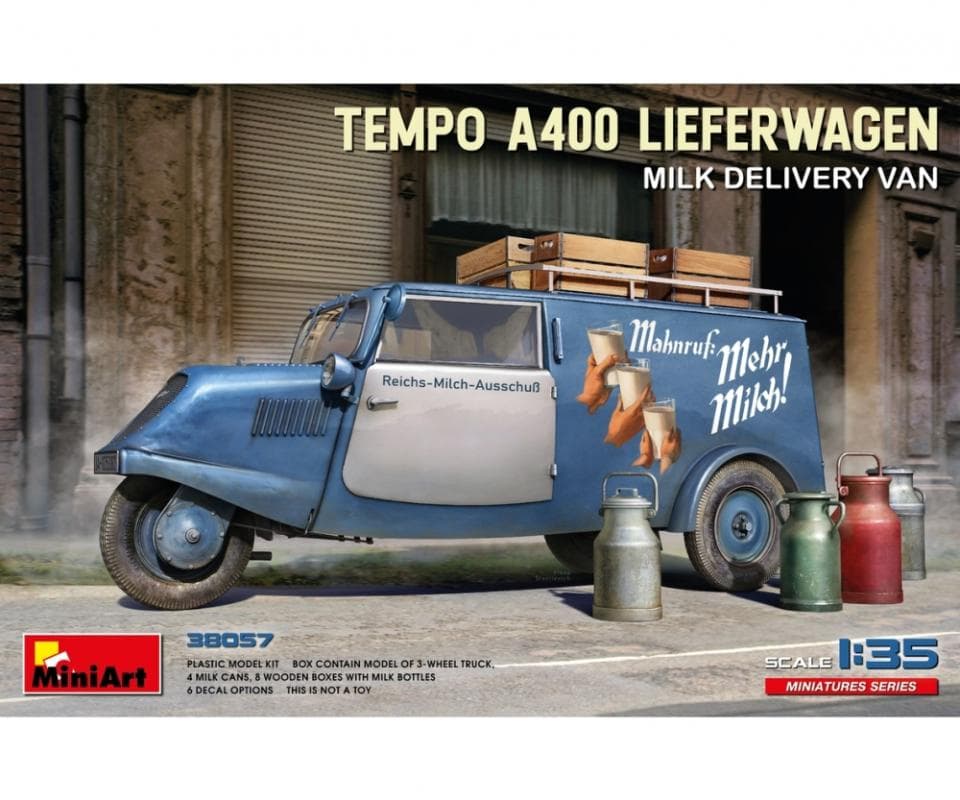 Tempo A400 Lieferwagen Milchwagen
