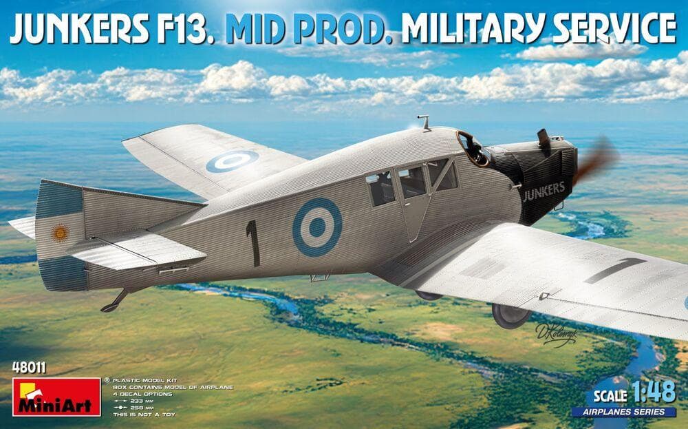 Junkers F13. Mid Prod. Military Service
